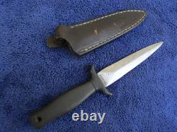 Rare Vintage Original Early Gerber Boot Dagger Mk1 Fighting Knife And Sheath