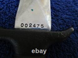 Rare Vintage Original Early Gerber Boot Dagger Mk1 Fighting Knife And Sheath