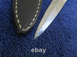 Rare Vintage Original Early Gerber Boot Dagger Mk1 Fighting Knife And Sheath