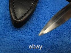 Rare Vintage Original Gerber Mk1 Boot Dagger Fighting Knife And Sheath