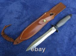 Rare Vintage Original Gerber Mk2 Dagger Fighting Knife And Sheath Made In 1974