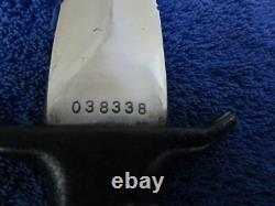 Rare Vintage Original Gerber Mk2 Dagger Fighting Knife And Sheath Made In 1974