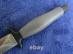 Rare Vintage Original Gerber Mk2 Dagger Fighting Knife And Sheath Made In 1974