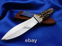 Rare Vintage Othello A G Russell 1977 Solingen Germany Sting Stag Knife & Sheath