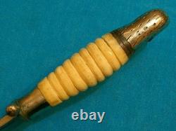 Rare Vintage Reyes Mexico Knife Bone Combat Fighting Dirk Dagger Stiletto Bowie