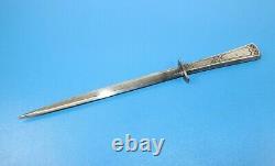 Rare Vintage Well Designed German Military Style Dagger Knife Blut