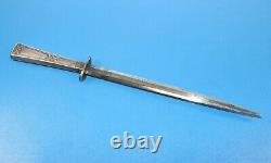 Rare Vintage Well Designed German Military Style Dagger Knife Blut