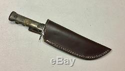 Rare WW2 Italian Colonial Police Officer PAI Fighting Dagger Knife WithSheath Horn