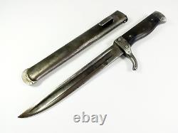 Rare WWI French Trench Knife Boot Combat Fighting Dagger BERTHIER Bayo Cut Down