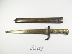 Rare WWI French Trench Knife Boot Combat Fighting Dagger CHASSEPOT Bayo Cut Down