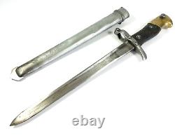 Rare WWI French Trench Knife Boot Combat Fighting Dagger GRAS Bayo Conversion