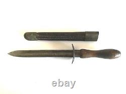 Rare WWI Italian ARDITI Trench Boot Fighting Knife Combat Dagger Second Model