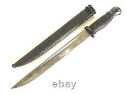 Rare WWII American Trench Boot Fighting Knife Dagger ARISAKA Bayo Cut Down