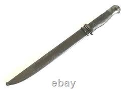 Rare WWII American Trench Boot Fighting Knife Dagger ARISAKA Bayo Cut Down