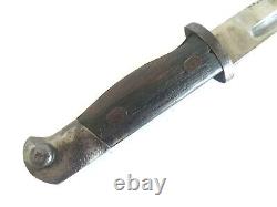 Rare WWII American Trench Boot Fighting Knife Dagger ARISAKA Bayo Cut Down