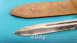 Rare WWII PAL Spear Point Variation Fighting Combat Knife Dagger + Sheath TR1308