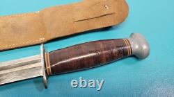 Rare WWII PAL Spear Point Variation Fighting Combat Knife Dagger + Sheath TR1308