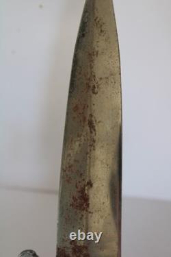 Rare WWII WW2 Chinese Dagger Youth Leader Fighting Knife with Sheath (9)