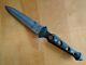 Ray Rogers Carcara 5 Bg-42 Knife Fight Dagger Black/turquoise Micarta Handle