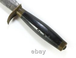 Revolutionary to Span-Am War Antique Fighting Knife or Dagger 12 with Sheath