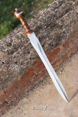 Roman Gladius Historical Custom Handmade D2 Steel Blade, Dagger Warrior Sword