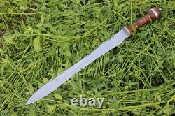 Roman Gladius Historical Custom Handmade D2 Steel Blade, Dagger Warrior Sword