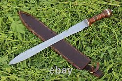 Roman Gladius Historical Custom Handmade D2 Steel Blade, Dagger Warrior Sword