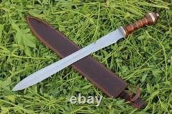 Roman Gladius Historical Custom Handmade D2 Steel Blade, Dagger Warrior Sword