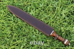 Roman Gladius Historical Custom Handmade D2 Steel Blade, Dagger Warrior Sword