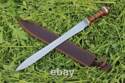 Roman Gladius Historical Custom Handmade D2 Steel Blade, Dagger Warrior Sword