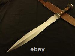 Roman Gladius Historical Custom Made D2 Steel Blade, Dagger Warior Sword