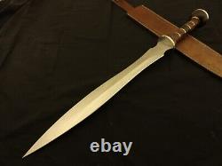 Roman Gladius Historical Custom Made D2 Steel Blade, Dagger Warior Sword