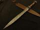 Roman Gladius Historical Custom Made Damascus Steel Blade, Dagger Warrior Swords