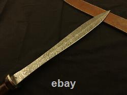 Roman Gladius Historical Custom Made Damascus Steel Blade, Dagger Warrior Swords