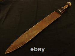 Roman Gladius Historical Custom Made Damascus Steel Blade, Dagger Warrior Swords