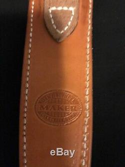 S. R. Johnson/H. Schneider Knife Makers Custom Stag Dagger-Loveless Design-Rare
