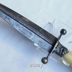 S. S. Brittain & Co, Sheffield 1880s swan logo gentlemen's dagger rare type