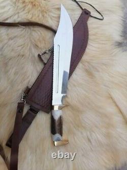SC 18 D2 Stainless Steel CROCODILE DUNDEE knife with Stage Handle