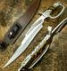 Sc Custom Hand Made D2 Tool Steel, Tactical, Survival, Full Tang Bowie Knife