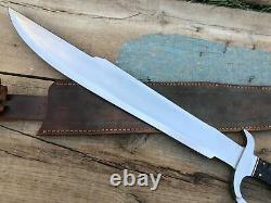 SHARDBLADE Custom Handmade D2 Steel Hunting Skinner Dagger Bowie Knife WithSheath