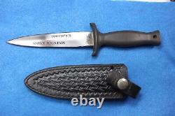 SMOKY MOUNTAIN TOOTHPICK DAGGER PARKER FROST BOOT KNIFE with CLIP LEATHER SHEATH