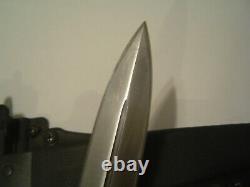 SOG Desert Dagger Knife Original Sheath Seki Japan Fixed Blade Fighting Knife