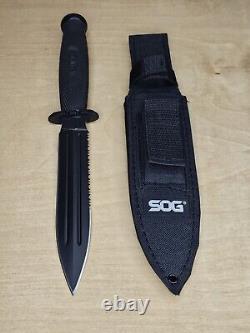 SOG Fusion Fixation Dagger (FX- 10) Fixed Blade Knife NICE