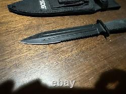 SOG Fusion Fixation Dagger (FX- 10) Fixed Blade Knife used