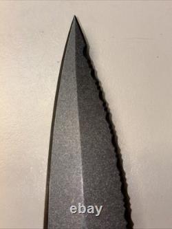 SOG JAPAN Seki, MINI PENTAGON SERRATED BOOT KNIFE WithLEATHER SHEATH NEWVINTAGE