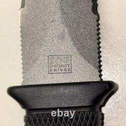 SOG JAPAN Seki, MINI PENTAGON SERRATED BOOT KNIFE WithLEATHER SHEATH NEWVINTAGE