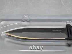 SOG Professional Pentagon FX Blackout Fixed Blade Knife 4.77 S35VN Dual-Edged