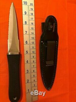 SOG Specialty Knives Seki-Japan S14 Pentagon Combat Dagger Boot Knife, Sheath