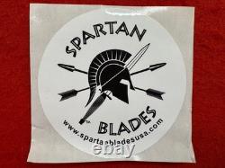 SPARTAN BLADES FDE LES GEORGE V-14 DAGGER, MINT NOS, BOXED, WithSHEATHS (725)