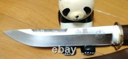 SPECIAL PRICE! VINTAGE? 1980s AL MAR BORDER PATROL FIGHTING DAGGER KNIFE WithSHEATH